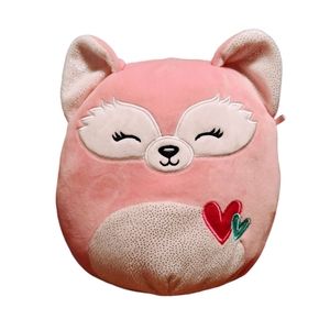 SQUISHMALLOW FLORA THE PINK FOX 9" VALENTINES EDITION 2021 STUFFED ANIMAL